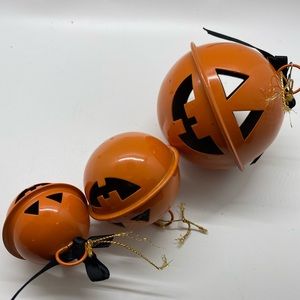 Pumpkin bell ornaments for Halloween decor